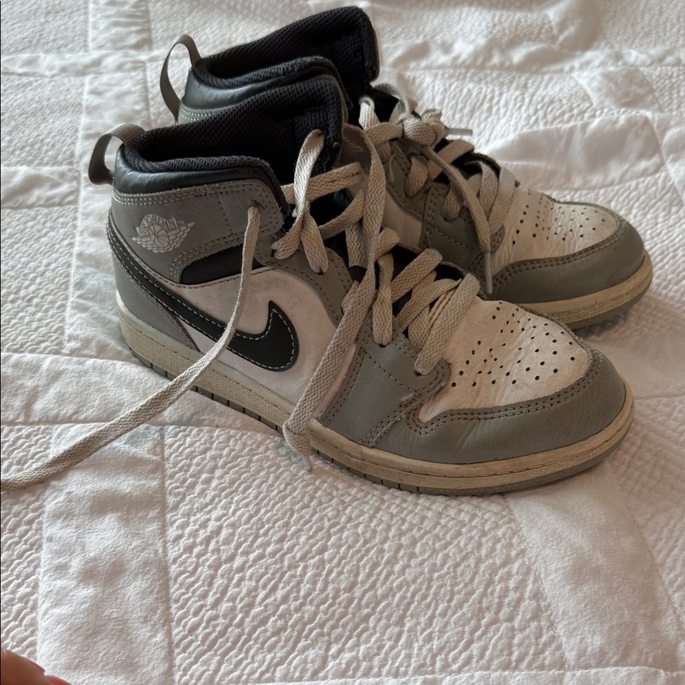 Nike Jordan Black and Gray High-Top Sneakers
